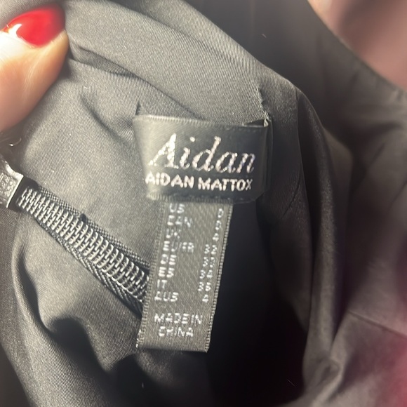 Aidan by Aidan Maddox Floral Ruffle Midi Cocktail Dress - Picture 5 of 6